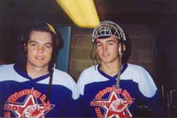 Costello and Linn at the All-Star Game